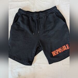 David Dobrik's Disposable athletic short - medium - Black